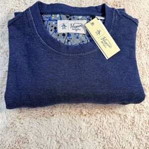 Original Penguin Men's Navy Crewneck Sweater